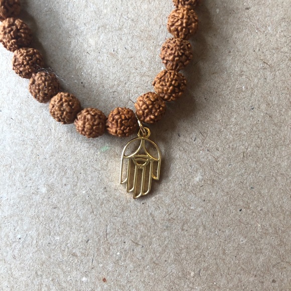 Rudraksha Mala with Hamsa - Picture 4 of 6